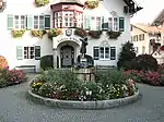 Mozartbrunnen in St.&nbsp;Gilgen