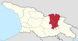 Lage innerhalb Georgiens