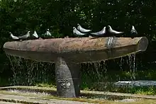 Taubenbrunnen (1986 aufgestellt), München-Bogenhausen