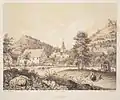 Muggendorf, Lithografie (um 1840) von Theodor Rothbarth nach einer Zeichnung von Carl Käppel