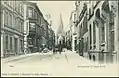 Muhliusstraße mit Jakobikirche, ca. 1900