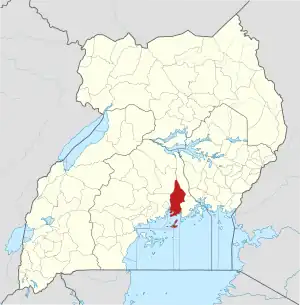 Lage von Mukono