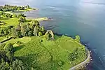 Luftbild mit dem Sound of Mull