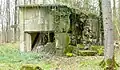 Gesprengtes Gebäude der ehemaligen Pulvermühle