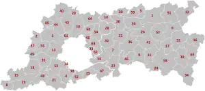 Gemeinden in der Provinz Flämisch-Brabant
