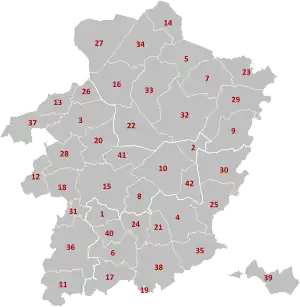 Gemeinden in der Provinz Limburg