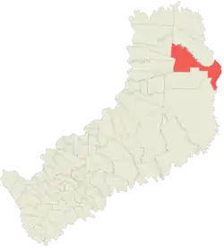 Lage von Bernardo de Irigoyen (Misiones)
