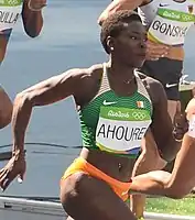 Murielle Ahouré kam auf den fünften&nbsp;Platz