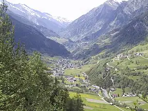 Das Muhrtal, taleinwärts
