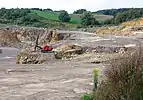 Nußlocher Muschelkalksteinbruch, ehem. Betriebsgelände der HeidelbergCement AG