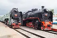 Zwei Dampflokomotiven