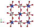 mit Blickrichtung parallel zur c-Achse