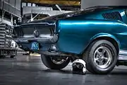 Mustang Fastback in dem Farbton „Acapulco blue“