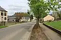 Die Rue d'Arlon in Noerdingen (Gemeinde Beckerich)