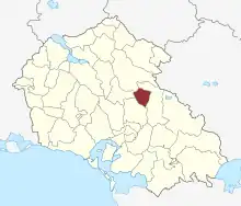 Lage des Fensmark Sogn in der Næstved Kommune