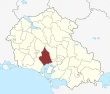 Lage des Fodby Sogn in der Næstved Kommune