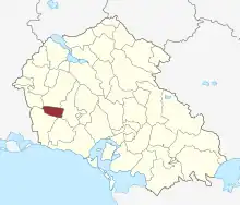 Lage des Kvislemark Sogn in der Næstved Kommune