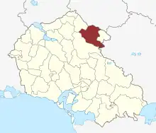 Lage des Tybjerg Sogn in der Næstved Kommune