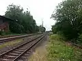 Nördlicher Bahnhofskopf, östliche Ladegleise nicht mehr angeschlossen
