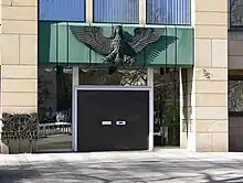 Eingang des Polizeipräsidiums