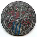 Aufschwörschild des Deutschordensritters Ludwig von Seinsheim (1481) in St. Jakob (Nürnberg)