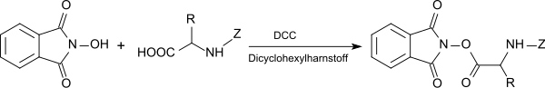 Bildung von N-Hydroxyphthalimid-Aktivestern