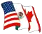 Emblem der NAFTA-Staaten