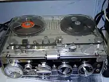 Tragbares Mini-Tonbandgerät Kudelski Nagra Type III von 1967