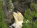 Die Wren Falls in Iron County (Wisconsin).