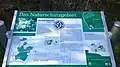 Infotafel zum Naturschutzgebiet