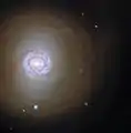 Hochaufgelöste Aufnahme des Zentrums, erstellt mithilfe des Hubble-Weltraumteleskops