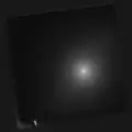 Aufnahme des Hubble-Weltraumteleskops von NGC&nbsp;1574: Im Zentrum der Galaxie sind Staubwolken erkennbar.