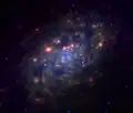 Infrarot-Aufnahme von NGC&nbsp;2403 vom Spitzer-Weltraumteleskop