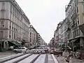 Blick gegen Süden, während der Bauarbeiten.