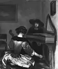 NK 2740: ter Borch (früher zugeschrieben) – Musikstunde, 1942 von der Dienststelle Mühlmann erworben