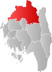 Lage der Kommune in der Provinz Østfold