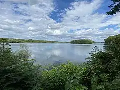 Blick von Nord-Westen auf die Vogelinsel