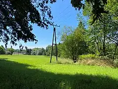 Hubbelrather Bach begleitet von Gehölzen