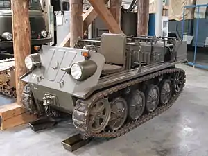 Prototyp der NSU Gebirgskarette in der Wehrtechnischen Studiensammlung in Koblenz