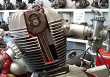 NSU Max Motor mit ULTRAMAX Schubstangensteuerung