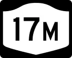Straßenschild der New York State Route 17M