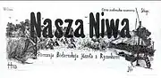 Logo der Nascha Niwa in Łacinka-Schreibweise