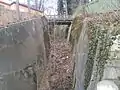 Trasse der nie fertiggestellten Zahnradbahn auf den Dreikreuzberg (2011)