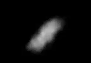 Naiad auf einer Aufnahme der Raumsonde Voyager 2