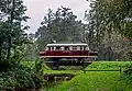 Wismar Schienenbus T&nbsp;1 der ehemaligen Kleinbahn Delmenhorst-Harpstedt auf der Museumsbahn-Bahnstrecke