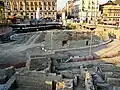 Ausgrabungen an der Piazza del Municipio