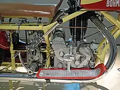 Detailaufnahme des, von A.H. Liebisch entworfenen, 600&nbsp;cm³-Motor