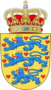Staatswappen des Königreichs Dänemark