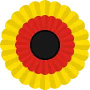Kokarde Deutschlands (und Ostdeutschlands 1956–1989)