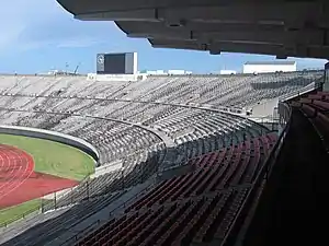 Das Nationalstadion Singapur im Mai 2007
